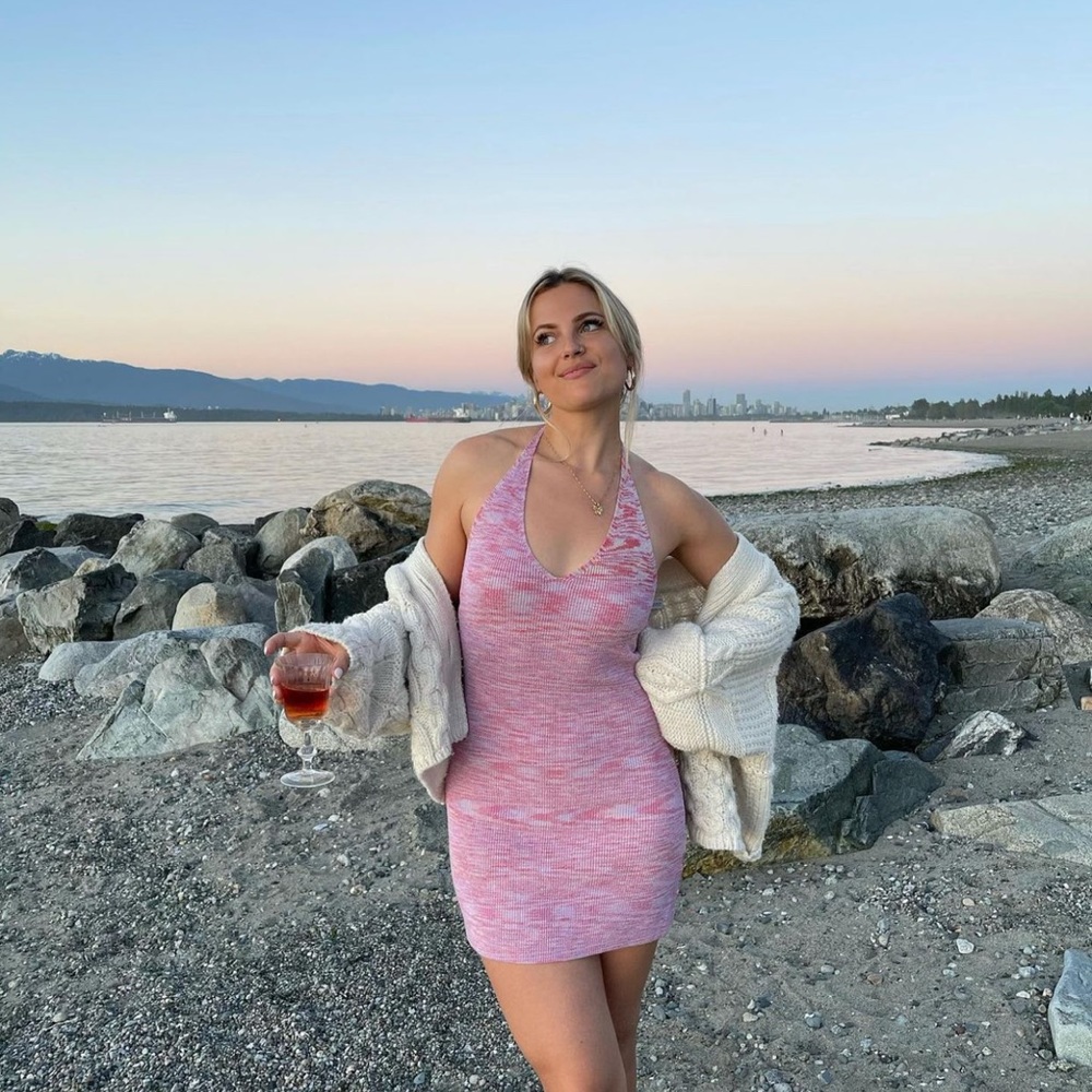 Verge Girl Pink Mini Dress